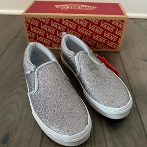 VANS BRAND NEW GIRLS ASHER SLIP ON SHOES